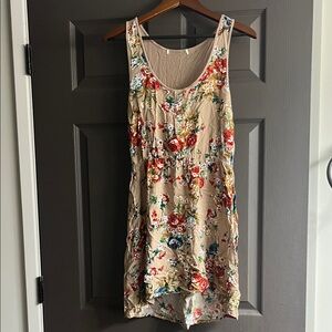 Floral Sleeveless Mini Dress
